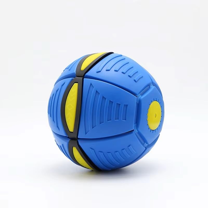 Pet Jumping Disk Toy for Dogs – LED Flying Saucer Throw Disk, Interactive Light-Up Fetch Toy for Pets Blue