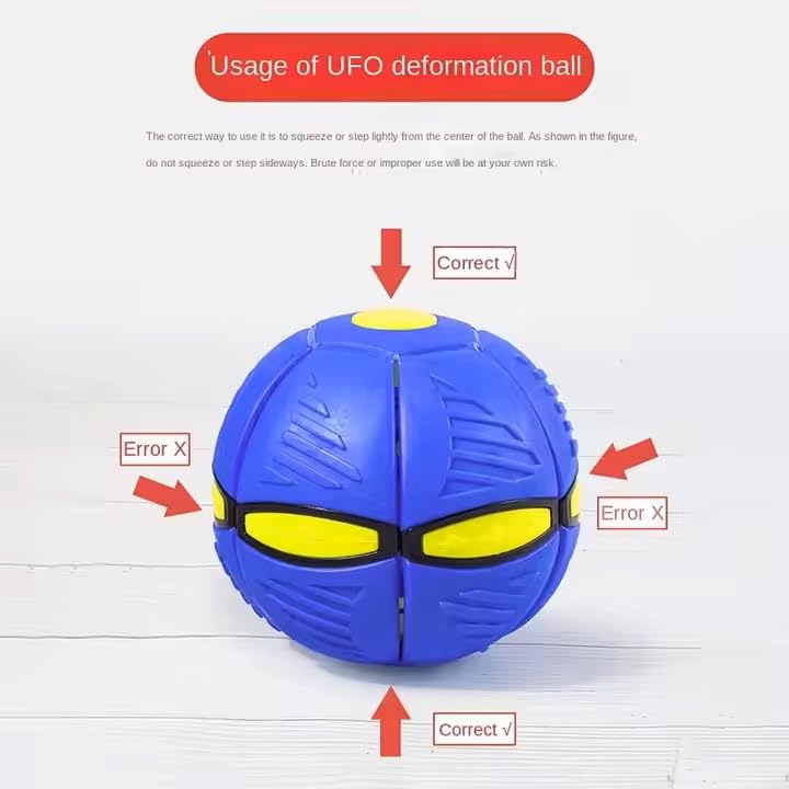 Pet Jumping Disk Toy for Dogs – LED Flying Saucer Throw Disk, Interactive Light-Up Fetch Toy for Pets Blue
