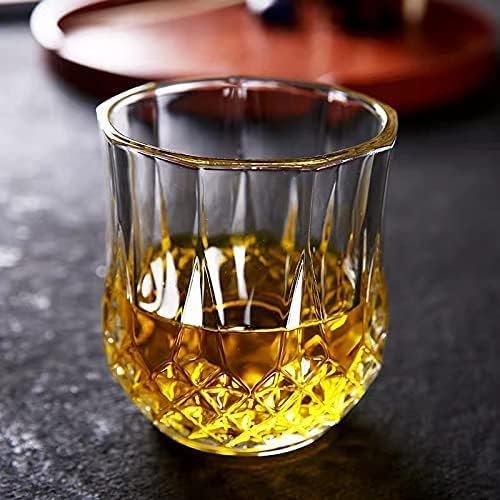 Short Rajwadi Glass Set – 210ml Crystal-Style Glasses (6 Pcs) – Elegant Barware for Whiskey, Juice, Water, and Soft Drinks