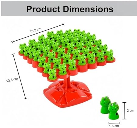Frog Balance Math Game for Kids | Educational Counting & Number Learning Toy | Preschool STEM Board Game with Weights | Fun Gift Toy for Boys & Girls (Frog Balance Tree)