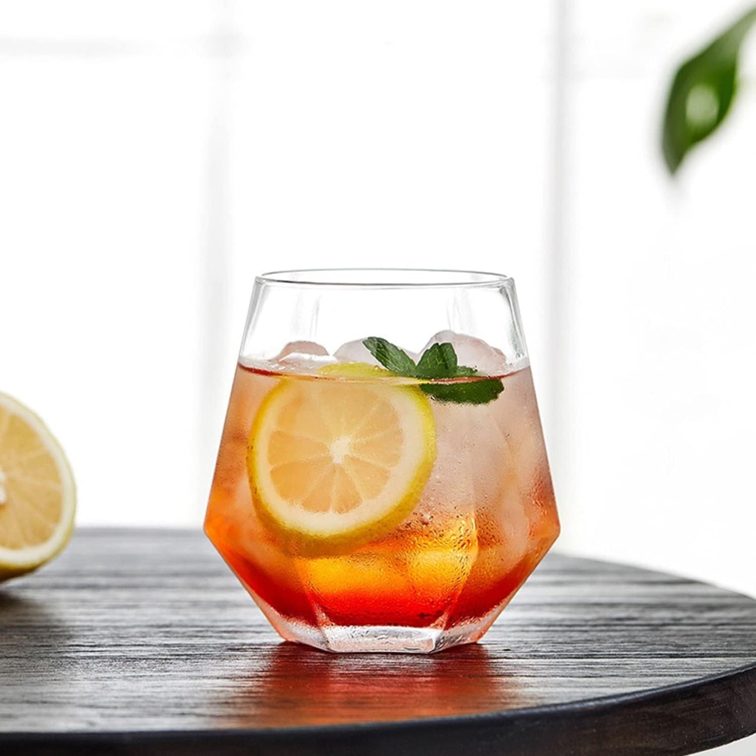 Premium Transparent Drinking Glasses Set of 6 - Water Glass & Juice Glass - 310ML Glasses for Multipurpose uses Water, Juice, Sharbat, Soda, Cold Drinks - Ideal for Home Use