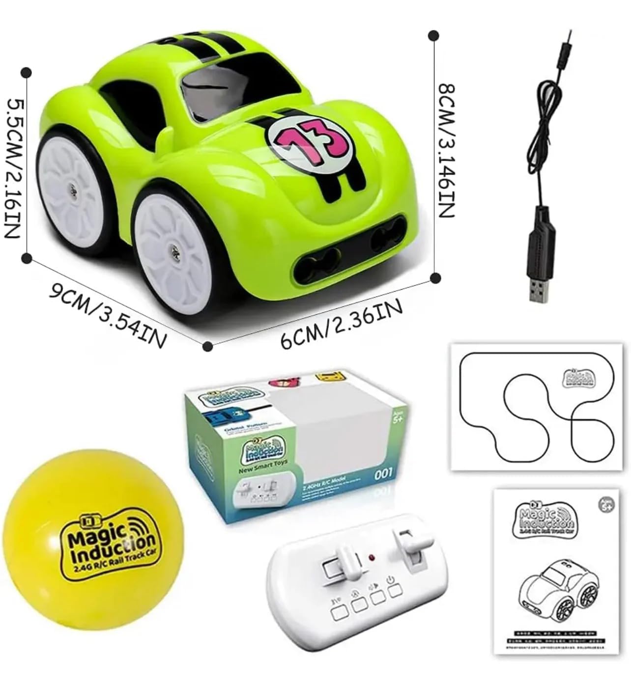 Magic Induction RC Intelligent Sensor Car( ( follow me car)