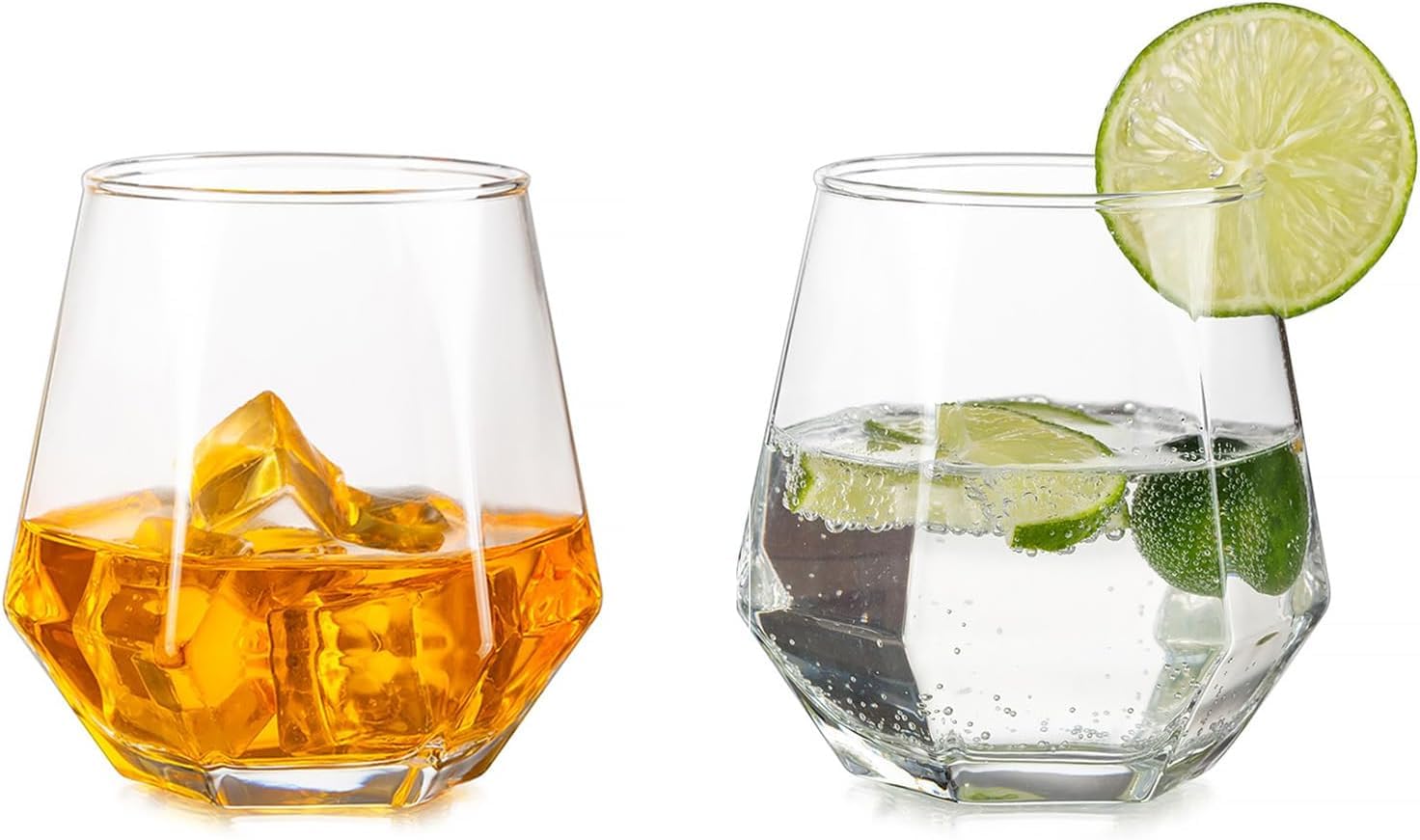 Premium Transparent Drinking Glasses Set of 6 - Water Glass & Juice Glass - 310ML Glasses for Multipurpose uses Water, Juice, Sharbat, Soda, Cold Drinks - Ideal for Home Use
