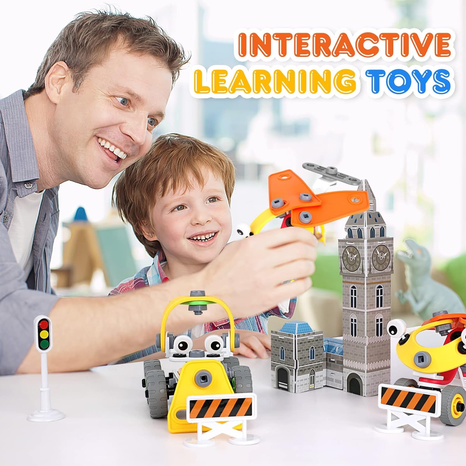 ARTECO 178 Pieces Engineering Construction Kit | DIY Building Blocks Toy with Tools | STEM Educational Assembly Set for Kids (3+ Years)
