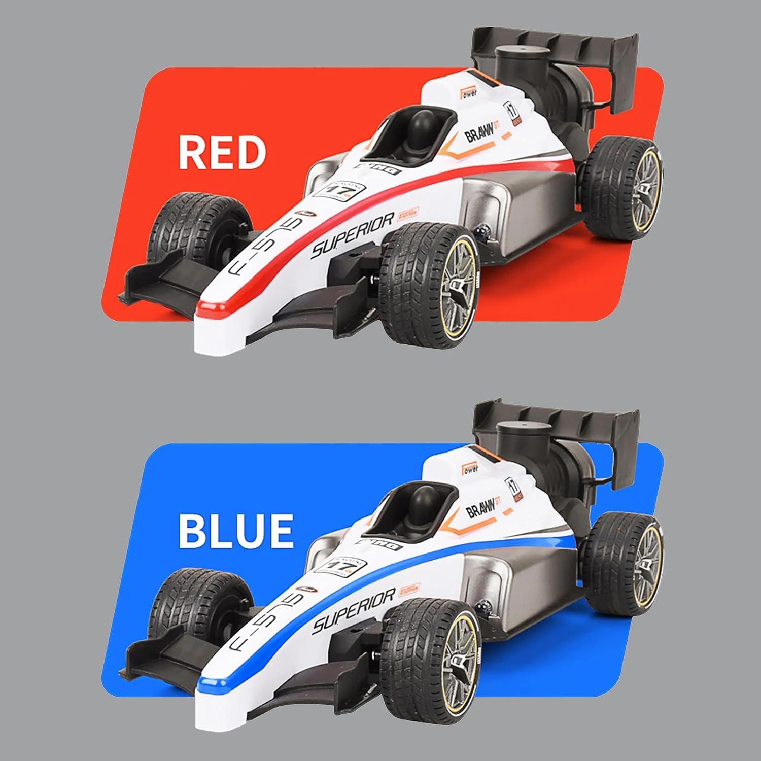 High Speed RC Car Remote Control Car |Smoke Spray Remote Car for Kids 5+ Years | Scale 1:14 Big Formula Car Toys for Boys with Light and Flame – Rechargeable