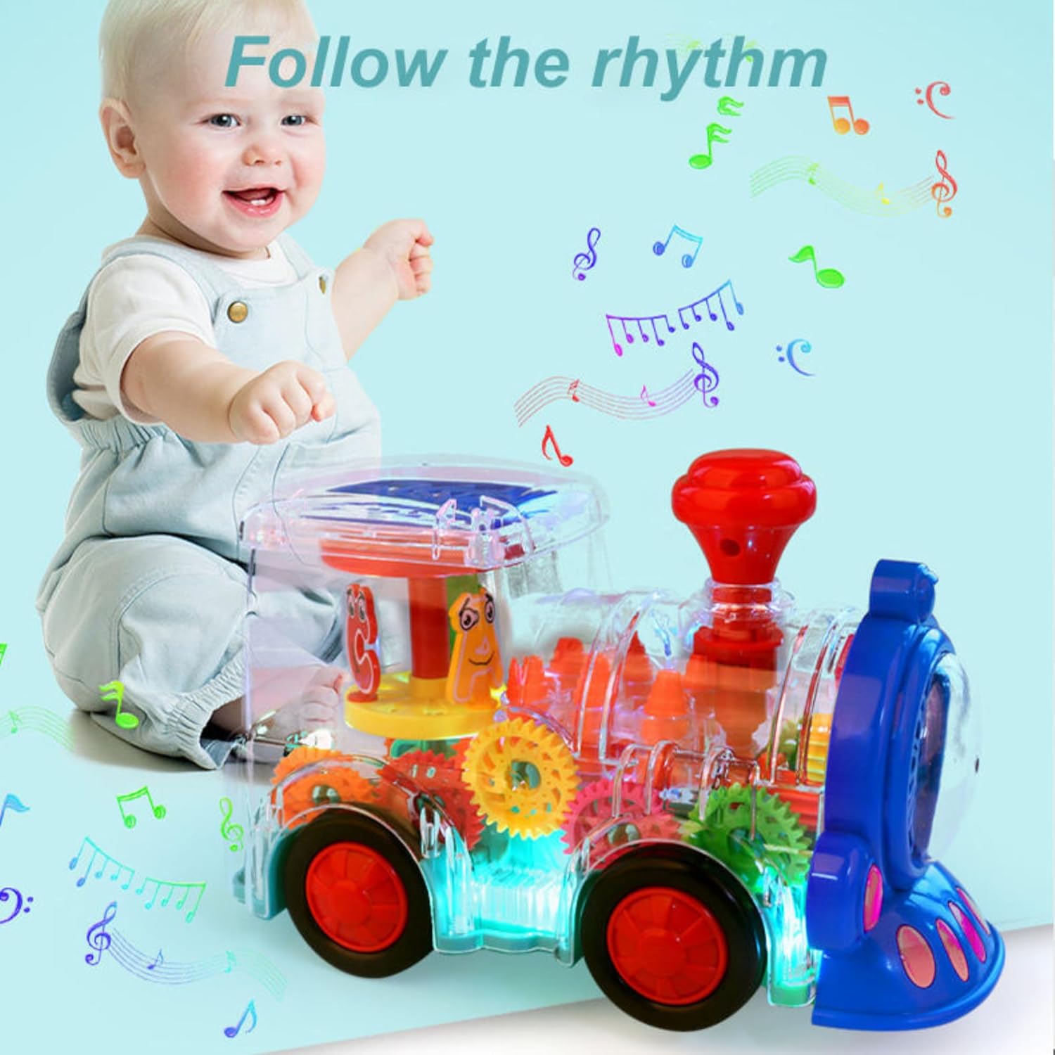 Gear Light-Up Musical Train Toy
