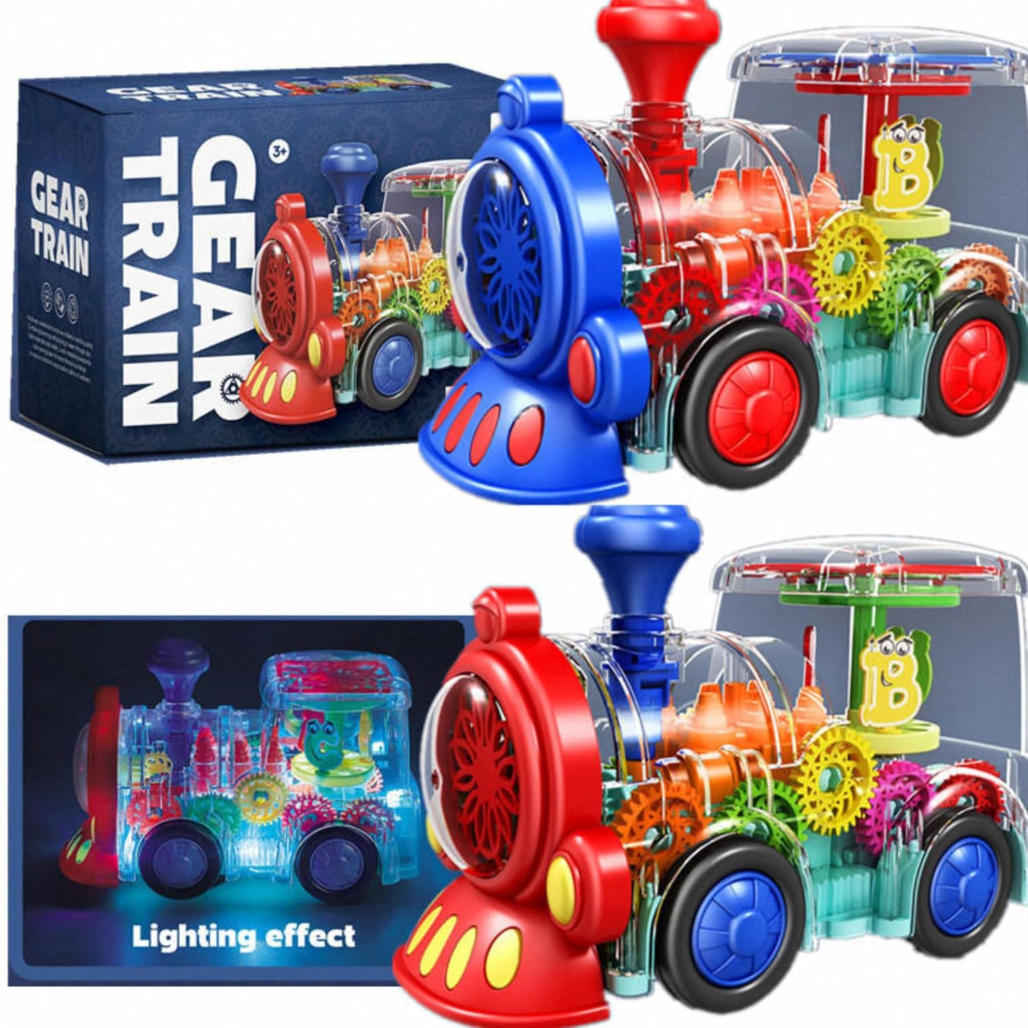 Gear Light-Up Musical Train Toy