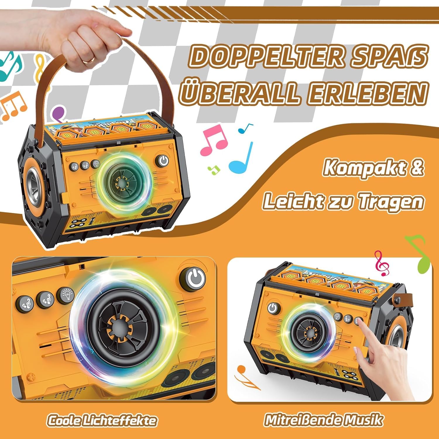 Track Car Stereo Toy Launcher Set