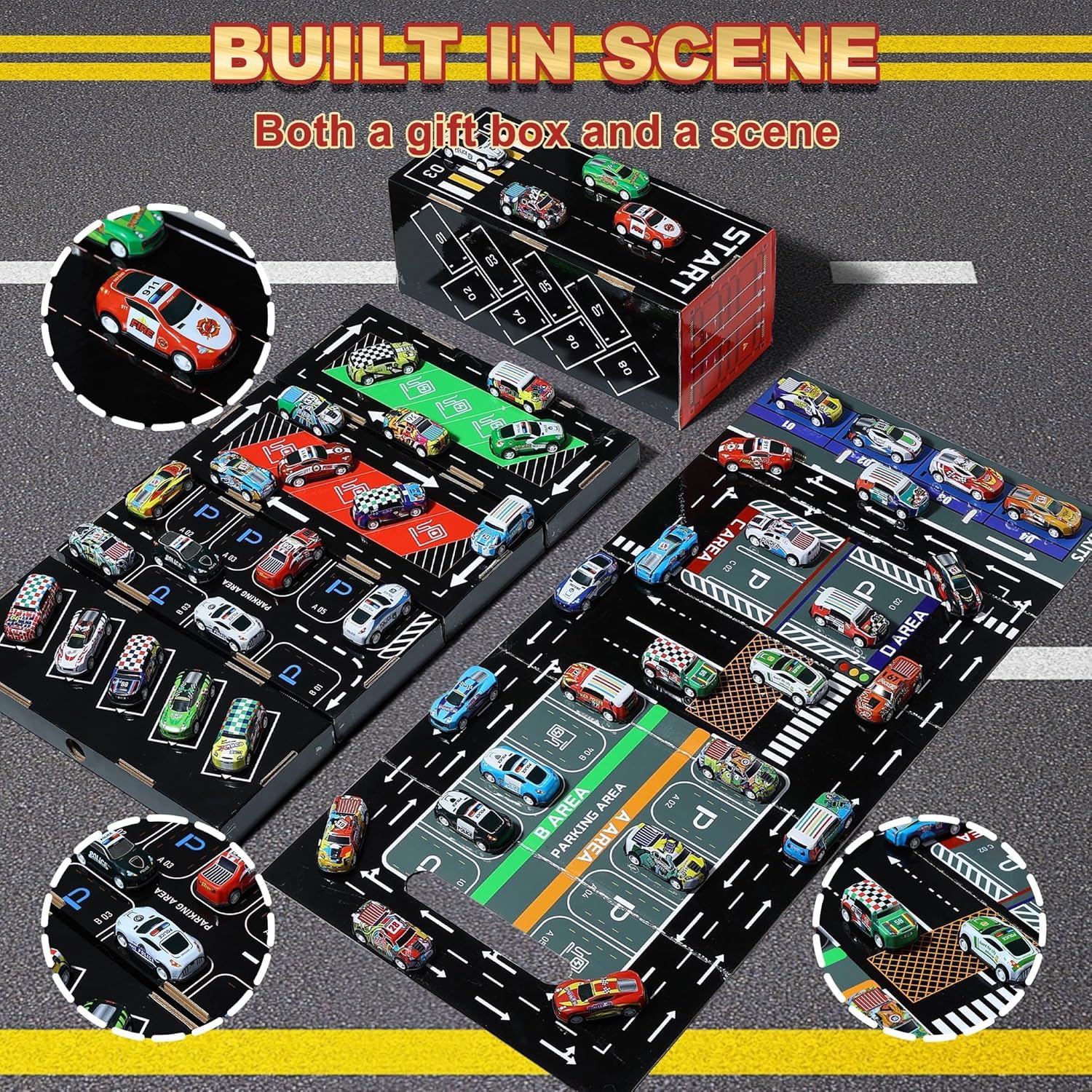 48 piece car Container