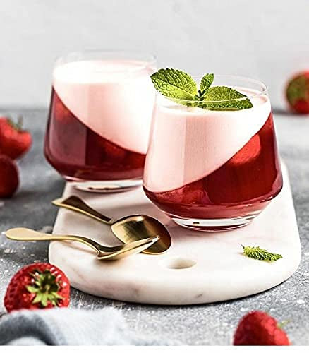 370 ML Modern Diamond Design Water Glass // Drinking Glass for Water, Juice, Mojito, Cocktail, Soft Drinks // Perfect for Home,Restaurants and Parties (Set of 6)