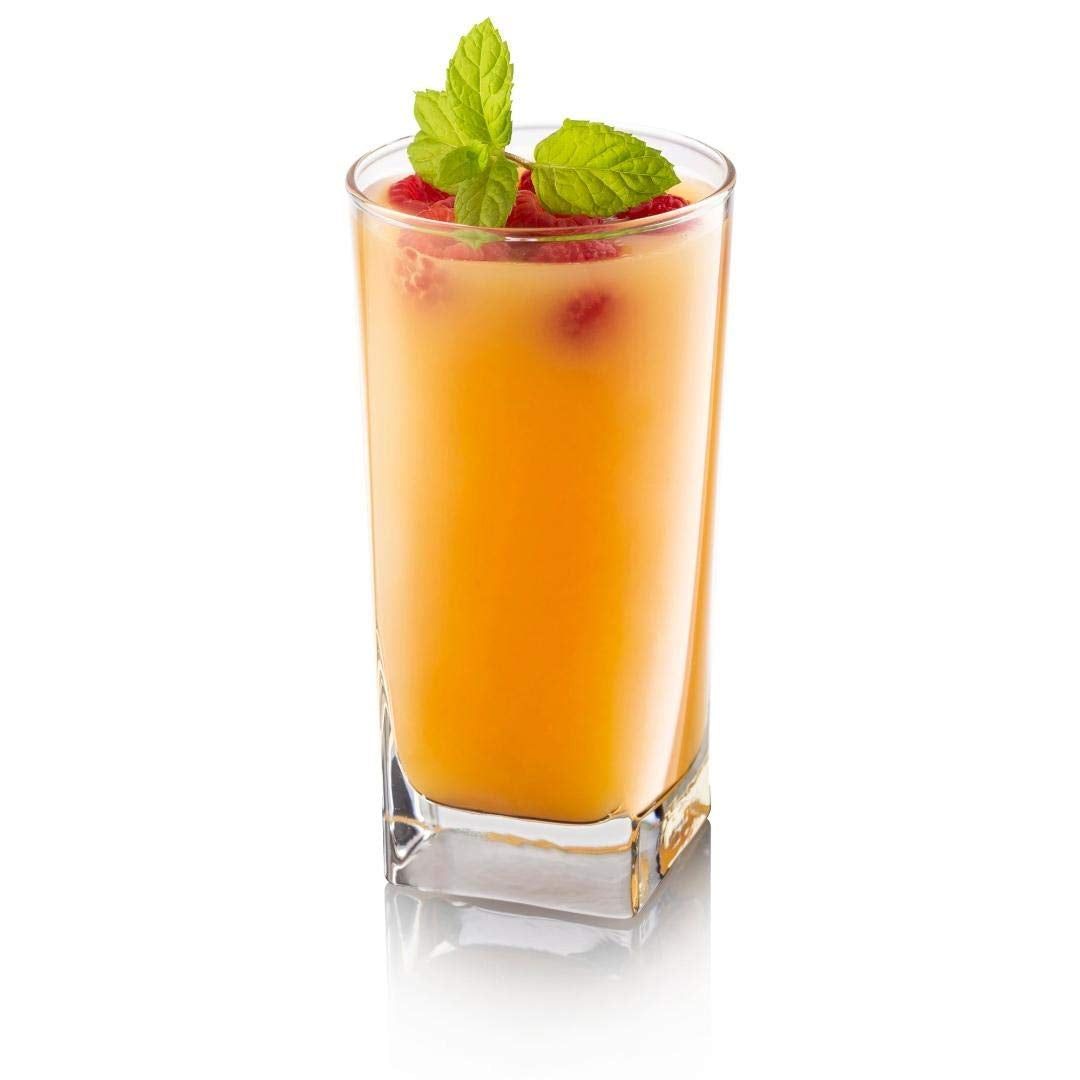 260 ML Water and Juice Glass Tumbler Squre Shape Glasses for Drinking Cocktail, Juice, Milkshake, Coke, Soda, Dishwasher Safe (Pack of 6)