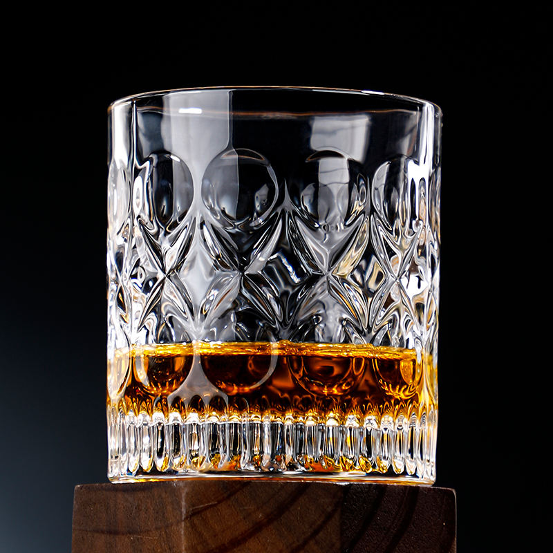 Heavy Base Rocks Barware Glasses | Whiskey Glass (Set of 6 )325ml| Ideal for Scotch, Bourbon, Cocktails, Juice & Water
