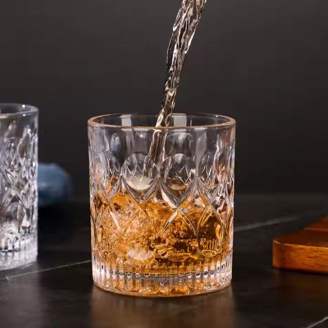 Heavy Base Rocks Barware Glasses | Whiskey Glass (Set of 6 )325ml| Ideal for Scotch, Bourbon, Cocktails, Juice & Water