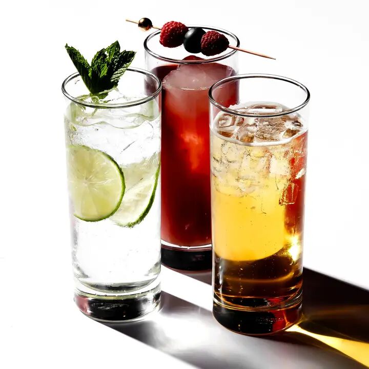 Premium Clear Glass Tumbler Set 220ML | Juice & Water Drinking Glass | Durable Transparent Beverage Glass (Pack of 6)