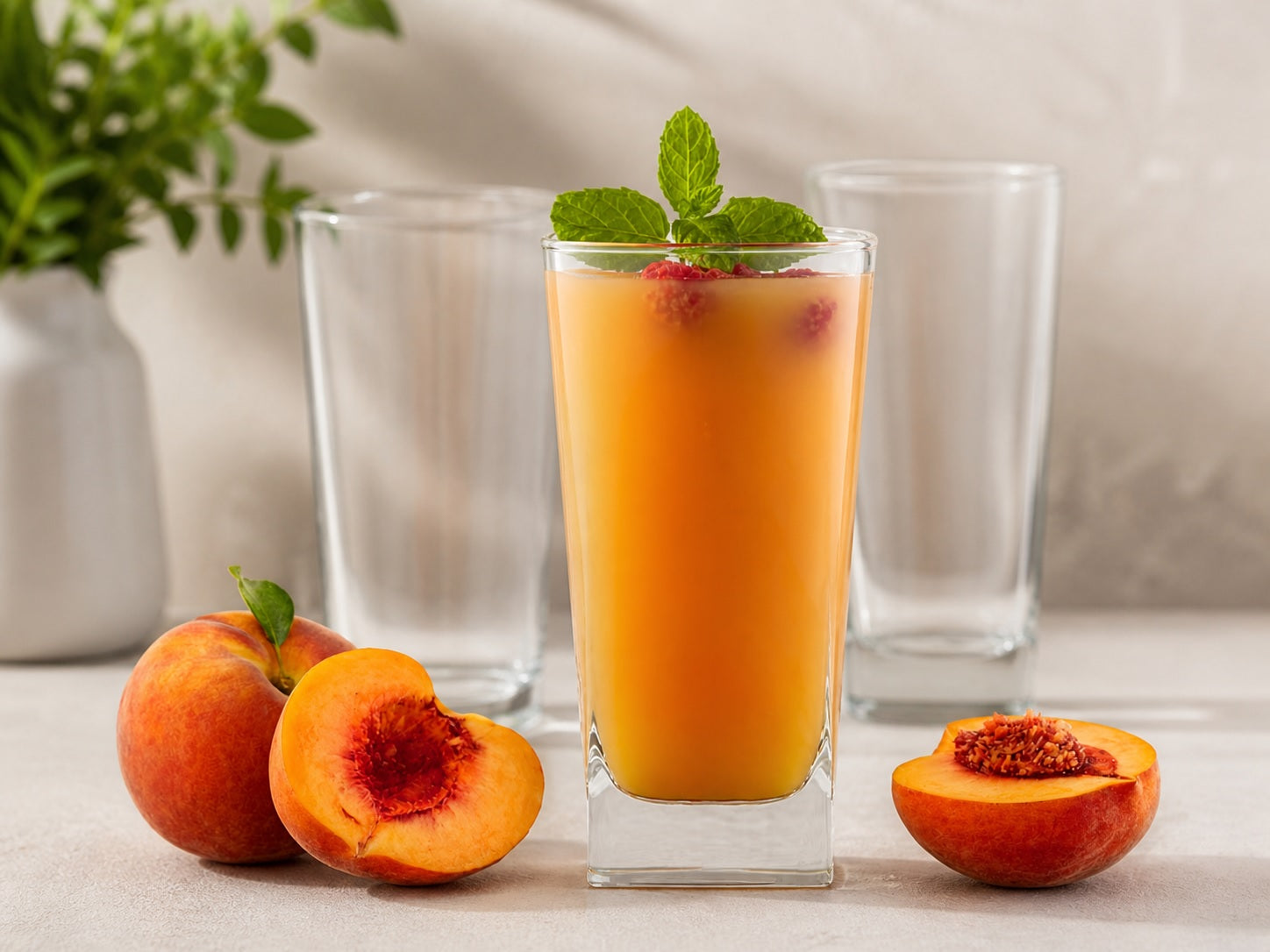 260 ML Water and Juice Glass Tumbler Squre Shape Glasses for Drinking Cocktail, Juice, Milkshake, Coke, Soda, Dishwasher Safe (Pack of 6)