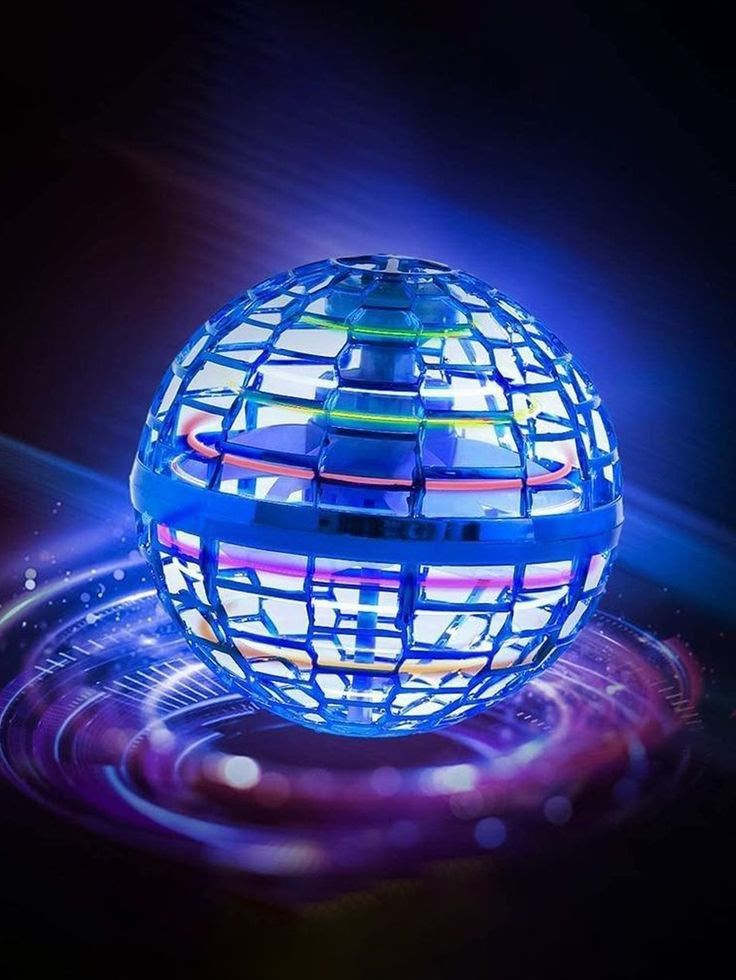 Magic Flying Spinner Ball Toy – 360° Light-Up Boomerang Ball with LED Lights & USB Charging | Hand Controlled Night Flying Toy for Kids (Multicolor)