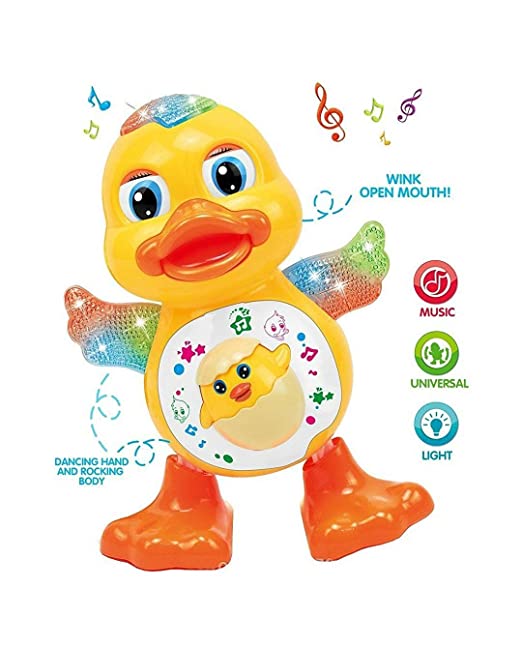 Dancing Duck Toy with Vibrant Light Effect & Musial Sound | Best Dancing Toy (Pack of 1)